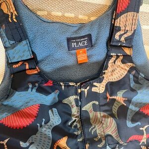 The Children's Place Multicolor Dinosaur Overalls